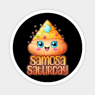 Samosa Saturday Foodie Design Magnet